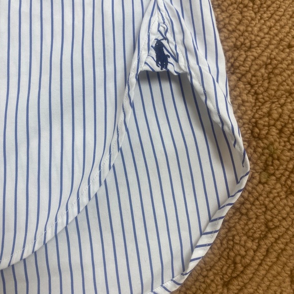 POLO Ralph Lauren dress shirt Size 15 1/2-34 regent classic fit Blue Stripe - Picture 7 of 9